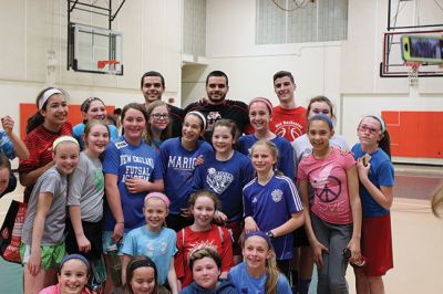 Students vs. Staff Basketball Game
Last Wednesday April 15,2015 Sippican held its annual 6th grade students vs. staff basketball game. We also had a special visit from a few of our ORR bulldog state champs! Thank you boys for joining us for a good time had by all. 
Photos by Jean Roseman and Meg Taylor

