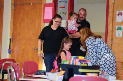 Sippican School Open House
Sippican School students had the chance to meet their teachers and discover their classrooms on August 31, the final day of school vacation. Each teacher devised their own scavenger hunt for the kids that helped the students discover their classrooms. Some older students were eager to find their desks and begin stocking them with brand new school supplies in anticipation of the big day. Photos by Jean Perry
