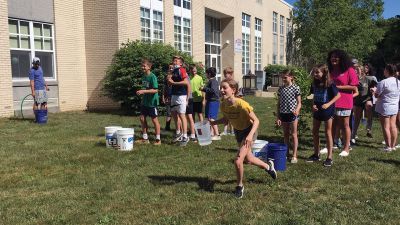 Sippican School Field Day 
A huge thanks to Coach O. for all of the planning and preparation for Sippican School Field Day this year. Each grade level enjoyed a half-day of group activities. Students from the high school came to help. Photos courtesy Tanya Ambrosi
