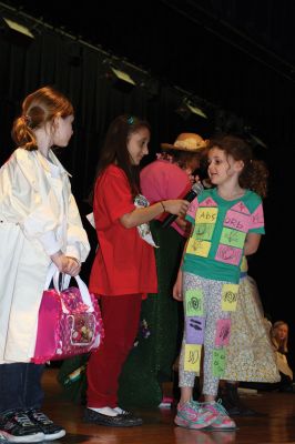 Vocabulary Day
Sippican School on April 16 celebrated its annual Vocabulary Day, with students dressed as their chosen vocabulary word and presenting its definition before the entire school at the all school meeting that afternoon. Photos by Jean Perry
