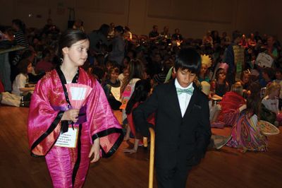 Vocabulary Day
Sippican School on April 16 celebrated its annual Vocabulary Day, with students dressed as their chosen vocabulary word and presenting its definition before the entire school at the all school meeting that afternoon. Photos by Jean Perry
