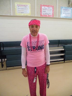 Think Pink Day
Fourth graders at Sippican School under the guidance of teachers, Nicole Radke, Kim Souza, MJ Menezes and Courtney Sheehan, organized the school’s first ever ‘Think Pink Day’ on Friday, October 25th. The purpose of this spirit-wear fundraiser was to build community support and recognition of Breast Cancer Awareness Month.  Students created posters, shared announcements over the intercom, and delivered flyers to classrooms to promote the 1-day event. Photo courtesy Nicole Radke.
