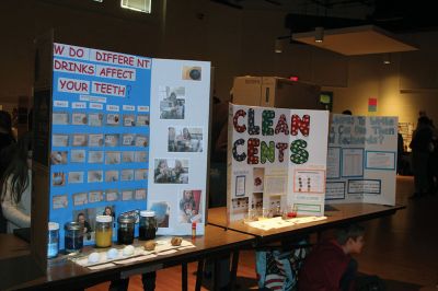 Sippican School Science Fair
Sippican School held its annual Science Fair on Monday, March 11, with each grade level showcasing a variety of topics from the classic ‘gummy bear osmosis’ to more contemporary topics such as climate change and electric planes. Photos by Jean Perry

