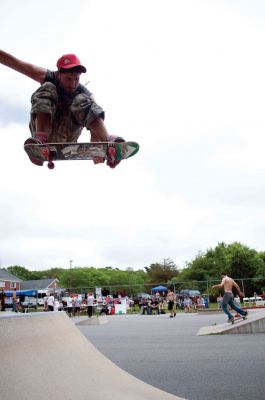 Skate Shredfest
A "Skate Shredfest" event, held on June 25, 2011 in Mattapoisett, raised money for skate park located behind the Mattapoisett Police Station. With several different categories in the competition, including "Best Trick Jam" and "High Ollie", local skaters had a chance to show off their tricks for a good cause. Photos by Felix Perez.
