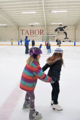 Marion Pack 32 Cub Scouts Fundraiser
The Marion Pack 32 Cub Scouts, with the sponsorship of the Marion Recreation Department, held a Tabor Skate fundraiser on Sunday, January 11 in the Travis Roy Rink at Johnson Arena at Tabor Academy. Skaters sipped coffee and hot chocolate and enjoyed an afternoon of frozen fun while supporting the Scouts of Marion. Photos by Colin Veitch

