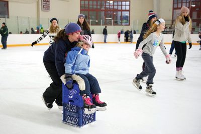 Marion Pack 32 Cub Scouts Fundraiser
The Marion Pack 32 Cub Scouts, with the sponsorship of the Marion Recreation Department, held a Tabor Skate fundraiser on Sunday, January 11 in the Travis Roy Rink at Johnson Arena at Tabor Academy. Skaters sipped coffee and hot chocolate and enjoyed an afternoon of frozen fun while supporting the Scouts of Marion. Photos by Colin Veitch
