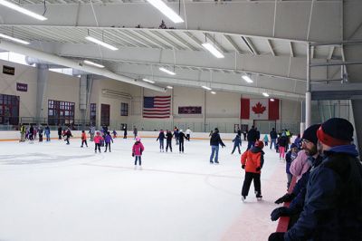 Marion Pack 32 Cub Scouts Fundraiser
The Marion Pack 32 Cub Scouts, with the sponsorship of the Marion Recreation Department, held a Tabor Skate fundraiser on Sunday, January 11 in the Travis Roy Rink at Johnson Arena at Tabor Academy. Skaters sipped coffee and hot chocolate and enjoyed an afternoon of frozen fun while supporting the Scouts of Marion. Photos by Colin Veitch
