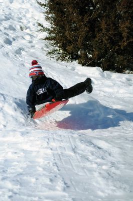 Snow Days
Tri-Town kids have had a lot of free time to enjoy the snow, with three canceled snow days within one week. Many took to the hills with their sleds over the weekend to do some winter reveling before Monday’s icy mess moved into the area. Photos by Felix Perez
