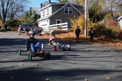 Soapbox Derby
Marion Cub Scouts Pack 32 hosted its annual Soapbox Derby on Sunday morning on Holmes Street, where children competed in races in homemade racecars. Finishing first was James Whipple of Marion Pack 32, and in second place was Mason Rivera of Rochester Pack 30. Photos by Mick Colageo
