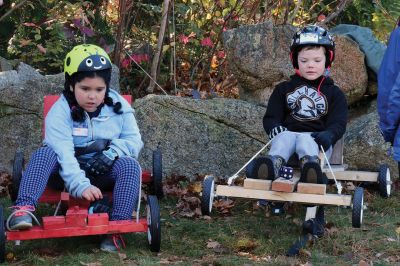 Soapbox Derby
November 2 was the day of Marion Cub Scout Pack 32’s Annual Soapbox Derby, only this time the pack was joined by Mattapoisett and Rochester Cub Scouts and members of the Saint Gabriel’s Church youth group. Photos by Sandra Frechette
