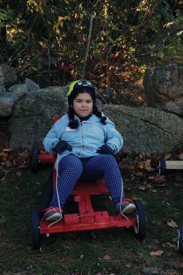 Soapbox Derby
November 2 was the day of Marion Cub Scout Pack 32’s Annual Soapbox Derby, only this time the pack was joined by Mattapoisett and Rochester Cub Scouts and members of the Saint Gabriel’s Church youth group. Photos by Sandra Frechette
