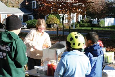 Soapbox Derby
November 2 was the day of Marion Cub Scout Pack 32’s Annual Soapbox Derby, only this time the pack was joined by Mattapoisett and Rochester Cub Scouts and members of the Saint Gabriel’s Church youth group. Photos by Sandra Frechette
