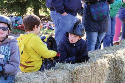 Soapbox Derby
November 2 was the day of Marion Cub Scout Pack 32’s Annual Soapbox Derby, only this time the pack was joined by Mattapoisett and Rochester Cub Scouts and members of the Saint Gabriel’s Church youth group. Photos by Sandra Frechette
