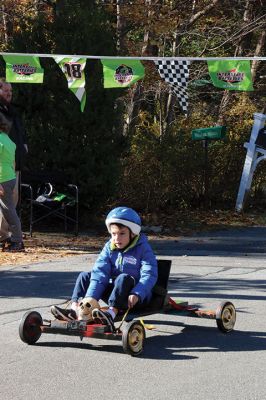 Soapbox Derby
November 2 was the day of Marion Cub Scout Pack 32’s Annual Soapbox Derby, only this time the pack was joined by Mattapoisett and Rochester Cub Scouts and members of the Saint Gabriel’s Church youth group. Photos by Sandra Frechette
