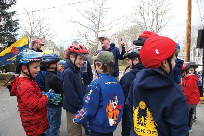 Soapbox Derby 
The Marion Cub Scouts Pack 32 Biennial Soapbox Derby rolled through Holmes Street in Marion on November 14, along with the annual food drive in partnership with the Marion Police and the First Congregational Church of Marion. Over 500 pounds of food were 
