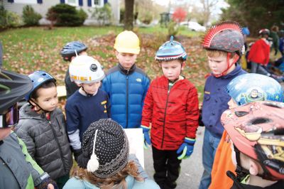 Soapbox Derby 
The Marion Cub Scouts Pack 32 Biennial Soapbox Derby rolled through Holmes Street in Marion on November 14, along with the annual food drive in partnership with the Marion Police and the First Congregational Church of Marion. Over 500 pounds of food were 
