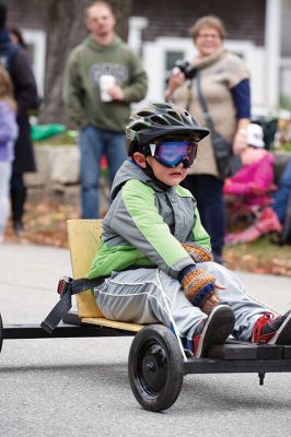 Soapbox Derby 
The Marion Cub Scouts Pack 32 Biennial Soapbox Derby rolled through Holmes Street in Marion on November 14, along with the annual food drive in partnership with the Marion Police and the First Congregational Church of Marion. Over 500 pounds of food were 
