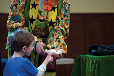 5th Annual Birthday Party
The Friends of the Mattapoisett Library held their 5th Annual Birthday Party for the Mattapoisett Free Public Library on March 30 which included cake and Blossom the Clown. Photos by Felix Perez
