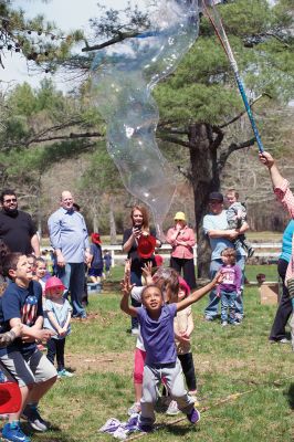 Annual Marion SpringFest
May 9 was the day of the Annual Marion SpringFest sponsored by the Sippican Lands Trust and the Tree and Parks Committee! There was a performance by the Toe Jam Puppet Band, a Birds of Prey demonstration, face painting, and a rock-climbing wall. All over Marion on Saturday you could see signs on the spring season, including the Recreation Department’s annual event, “Touch a Truck.” Photos by Colin Veitch
