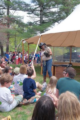 Annual Marion SpringFest
May 9 was the day of the Annual Marion SpringFest sponsored by the Sippican Lands Trust and the Tree and Parks Committee! There was a performance by the Toe Jam Puppet Band, a Birds of Prey demonstration, face painting, and a rock-climbing wall. All over Marion on Saturday you could see signs on the spring season, including the Recreation Department’s annual event, “Touch a Truck.” Photos by Colin Veitch
