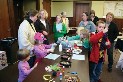 Story Time
Children kick-started the holiday season with a storytime and activities at the Mattapoisett Free Public Library on November 26, 2011. Photo by Robert Chiarito.
