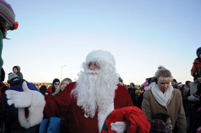 Marion Holiday Stroll 
Each year, Santa arrives for Marion Holiday Stroll festivities on a boat at Barden's Boatyard on Front Street. Photo by Felix Perez.
