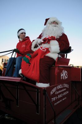 Marion Holiday Stroll 
Each year, Santa arrives for Marion Holiday Stroll festivities on a boat at Barden's Boatyard on Front Street. Photo by Felix Perez.
