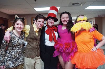 Seussical, the Musical
The Old Rochester Regional High School Drama Club production of “Seussical, the Musical”opens this Thursday and runs on April 3, 4, and 5 at 7:30 pm and April 6 at 2:00 pm. Photos by Felix Perez 
