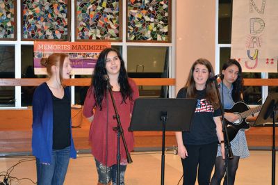 Suites and Sweets
There was some astounding talent at Old Rochester Regional on October 16 during its “Suites and Sweets” night, a coffeehouse-style event where students sang or played their musical instruments to the music of their choice. Guests munched on candy, cookies, and other sweets during the performances. Photos by Jean Perry
