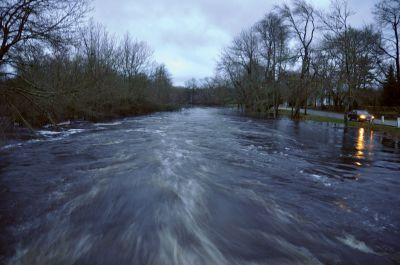 River Road Flood
A rainstorm on March 29 and 30 wreaked havoc on Massachusetts, leaving the Commonwealth in a state of emergency. The real fall-out didnt arrive until March 31, when water tables reached record heights and dams in the region were tested to their maximum capacity. The Hathaway Pond Dam in Rochester needed reinforcement with sandbags and the area of Plumb Corner and Dexter Lane became a makeshift pond. The Mattapoisett River overflowed its banks, shutting down River Road for a day. Photos by Tim Smith.
