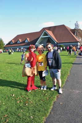 Turkey Trot
The first annual Marion Recreation Turkey Trot was held on Sunday, November 20, 2011. The winners were: Women's Division, Debe Griesbauer, 41, from Boston, with a running time of 19:19; and Men's Division, Taylor Washburn, 26, of Marion MA, with a running time of 16:42. Photo by Robert Chiarito.
