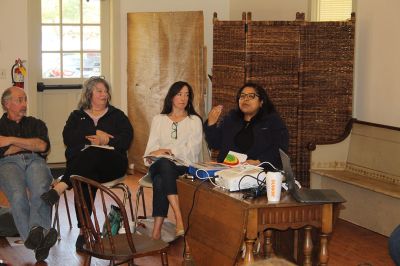 Community Conversations
Tri-Town Against Racism held the latest in a series of Community Conversations on April 27 at the Friends Meeting House in Mattapoisett. Residents and organization leaders discussed the lingering challenge of incidents of racism in the social lives of school children. Photos by Mick Colageo
