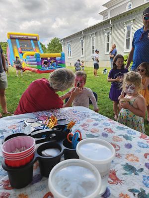 Summer Kick-Off Block Part
The Marion Natural History Museum supported the 2024 Summer Kick-Off Block Party held by the Elizabeth Taber Library by hosting crafts tables and face painting. Photos by Mick Colageo
