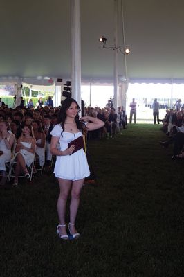 Tabor Academy
Olympic gold medalist Colleen Coyne of the Class of 1989 gave the Commencement Address, as Tabor Academy held its graduation exercises on May 31 under a large, white tent open to the sea air coming off Sippican Harbor. Coyne, a member of the 1998 Team USA ice hockey team, spoke of her experience learning to balance personal success against society’s measure of success. Photos by Mick Colageo
