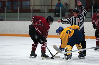 Tabor Hockey
On Sunday, January 6, the Tabor Academy Varsity B Hockey Team hosted Academie St. Louis from Quebec, Canada for a non-conference game.  Once a year, a team travels down from Canada, and while the Seawolves were not victorious, the game proved to be a learning experience for the players facing off in an international match up. Photos by Felix Perez. 
