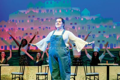 Mamma Mia! 
Tabor Academy's theater group practices for its upcoming production of Mamma Mia! Photo by Ryan Feeney
