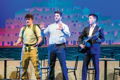Mamma Mia! 
Tabor Academy's theater group practices for its upcoming production of Mamma Mia! Photo by Ryan Feeney
