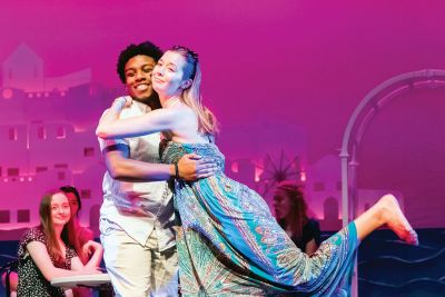 Mamma Mia! 
Tabor Academy's theater group practices for its upcoming production of Mamma Mia! Photo by Ryan Feeney
