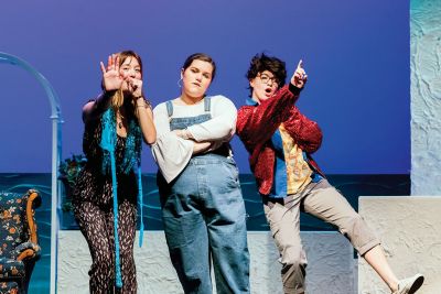 Mamma Mia! 
Tabor Academy's theater group practices for its upcoming production of Mamma Mia! Photo by Ryan Feeney
