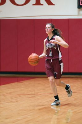 Tabor Academy Girls’ Varsity Basketball
On Saturday, December 12, the Tabor Academy Girls’ Varsity Basketball team hosted New Hampton.  A dominant performance on both offense and defense afforded the Lady Seawolves a 53-33 win.  Photo by Felix Perez.
