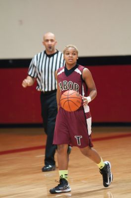 Tabor Academy Girls’ Varsity Basketball
On Saturday, December 12, the Tabor Academy Girls’ Varsity Basketball team hosted New Hampton.  A dominant performance on both offense and defense afforded the Lady Seawolves a 53-33 win.  Photo by Felix Perez.
