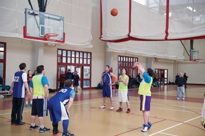 Tabor Academy Special Olympics Club 
The Tabor Academy Special Olympics Club kicked off an important new project, “The R-Word Campaign” on Sunday, February 14 with a special Valentine’s Day basketball tournament as part of the school’s Special Olympics Young Athletes Program. Students hope to change school culture for the better by raising awareness to extinguish the use of the R-word. Photos by Colin Veitch
