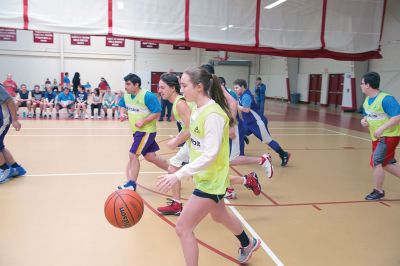 Tabor Academy Special Olympics Club 
The Tabor Academy Special Olympics Club kicked off an important new project, “The R-Word Campaign” on Sunday, February 14 with a special Valentine’s Day basketball tournament as part of the school’s Special Olympics Young Athletes Program. Students hope to change school culture for the better by raising awareness to extinguish the use of the R-word. Photos by Colin Veitch
