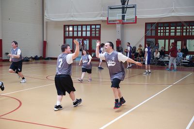 Tabor Academy Special Olympics Club 
The Tabor Academy Special Olympics Club kicked off an important new project, “The R-Word Campaign” on Sunday, February 14 with a special Valentine’s Day basketball tournament as part of the school’s Special Olympics Young Athletes Program. Students hope to change school culture for the better by raising awareness to extinguish the use of the R-word. Photos by Colin Veitch
