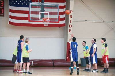 Tabor Academy Special Olympics Club 
The Tabor Academy Special Olympics Club kicked off an important new project, “The R-Word Campaign” on Sunday, February 14 with a special Valentine’s Day basketball tournament as part of the school’s Special Olympics Young Athletes Program. Students hope to change school culture for the better by raising awareness to extinguish the use of the R-word. Photos by Colin Veitch
