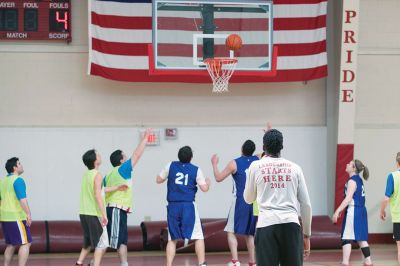 Tabor Academy Special Olympics Club 
The Tabor Academy Special Olympics Club kicked off an important new project, “The R-Word Campaign” on Sunday, February 14 with a special Valentine’s Day basketball tournament as part of the school’s Special Olympics Young Athletes Program. Students hope to change school culture for the better by raising awareness to extinguish the use of the R-word. Photos by Colin Veitch
