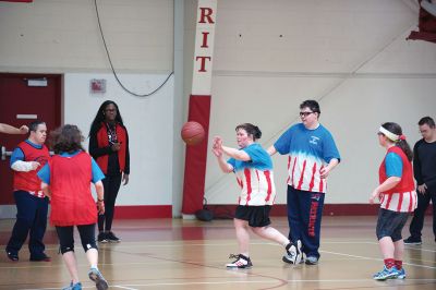 Tabor Academy Special Olympics Club 
The Tabor Academy Special Olympics Club kicked off an important new project, “The R-Word Campaign” on Sunday, February 14 with a special Valentine’s Day basketball tournament as part of the school’s Special Olympics Young Athletes Program. Students hope to change school culture for the better by raising awareness to extinguish the use of the R-word. Photos by Colin Veitch
