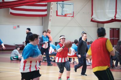 Tabor Academy Special Olympics Club 
The Tabor Academy Special Olympics Club kicked off an important new project, “The R-Word Campaign” on Sunday, February 14 with a special Valentine’s Day basketball tournament as part of the school’s Special Olympics Young Athletes Program. Students hope to change school culture for the better by raising awareness to extinguish the use of the R-word. Photos by Colin Veitch
