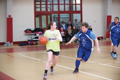 Tabor Academy Special Olympics Club 
The Tabor Academy Special Olympics Club kicked off an important new project, “The R-Word Campaign” on Sunday, February 14 with a special Valentine’s Day basketball tournament as part of the school’s Special Olympics Young Athletes Program. Students hope to change school culture for the better by raising awareness to extinguish the use of the R-word. Photos by Colin Veitch
