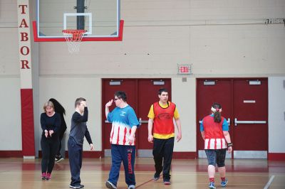 Tabor Academy Special Olympics Club 
The Tabor Academy Special Olympics Club kicked off an important new project, “The R-Word Campaign” on Sunday, February 14 with a special Valentine’s Day basketball tournament as part of the school’s Special Olympics Young Athletes Program. Students hope to change school culture for the better by raising awareness to extinguish the use of the R-word. Photos by Colin Veitch
